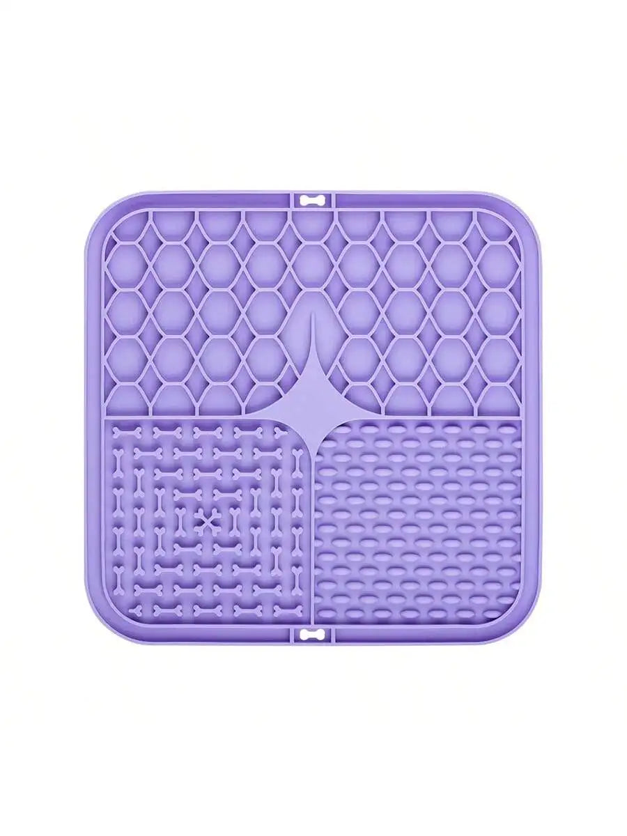Silikon Schleckmatte für Hunde – Slow-Feeding Napf & Trainingshilfe
