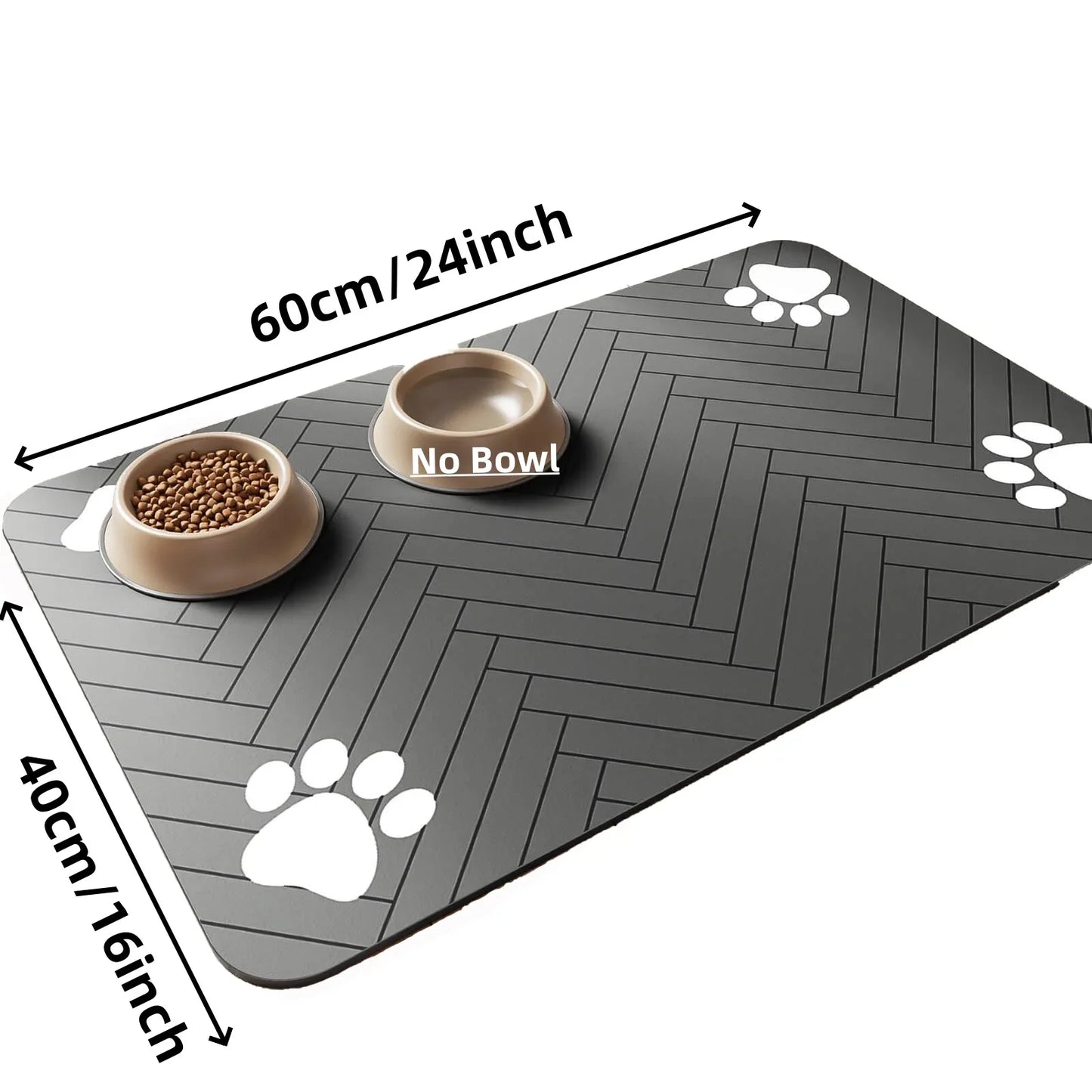 🐶🐱 Rutschfeste Futtermatte für Hunde & Katzen