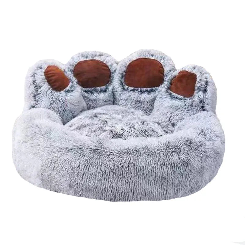 Fluffiges Plüsch-Hundebett – Sofa, Körbchen & Kissen für Hunde und Katzen