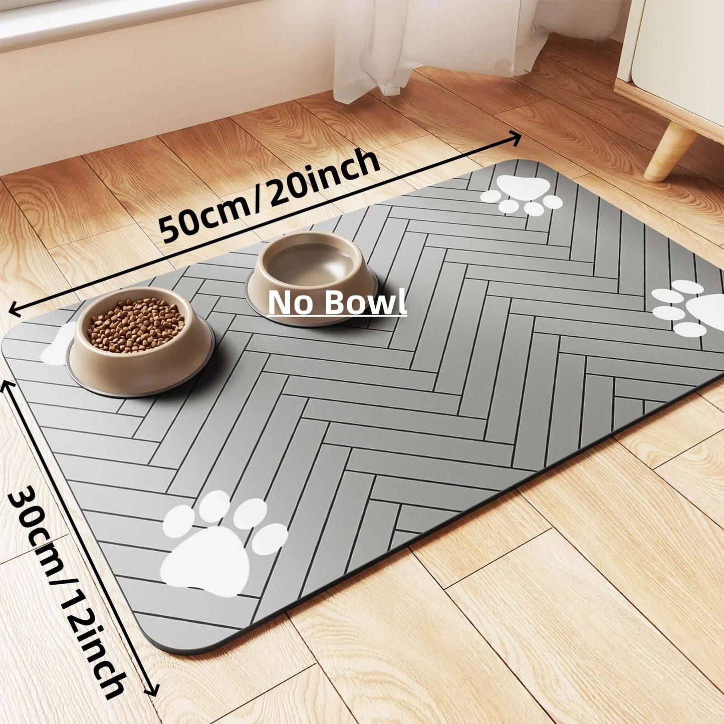 🐶🐱 Rutschfeste Futtermatte für Hunde & Katzen