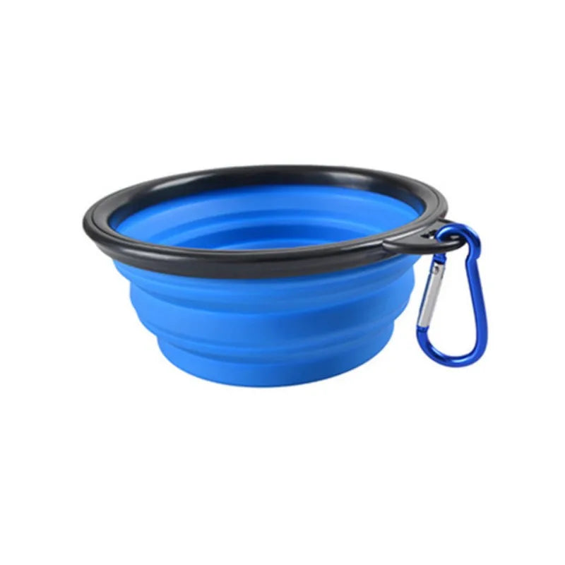 Faltbare Silikon-Reiseschale für Hunde & Katzen – Tragbare Futter- & Wasserschale