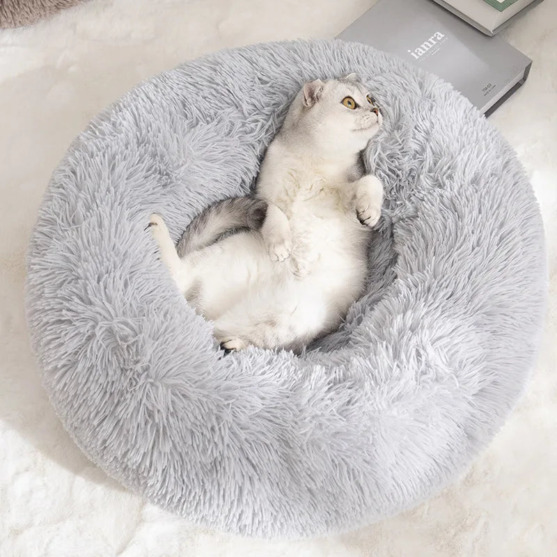 🐾 Kuschelbett für Hunde & Katzen – warm, weich & rutschfest