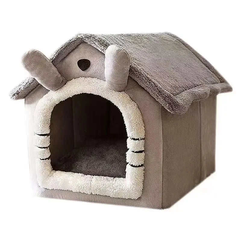 🐾 Ganzjahres Hundehütte & Katzenhaus – gemütlich, waschbar & stilvoll