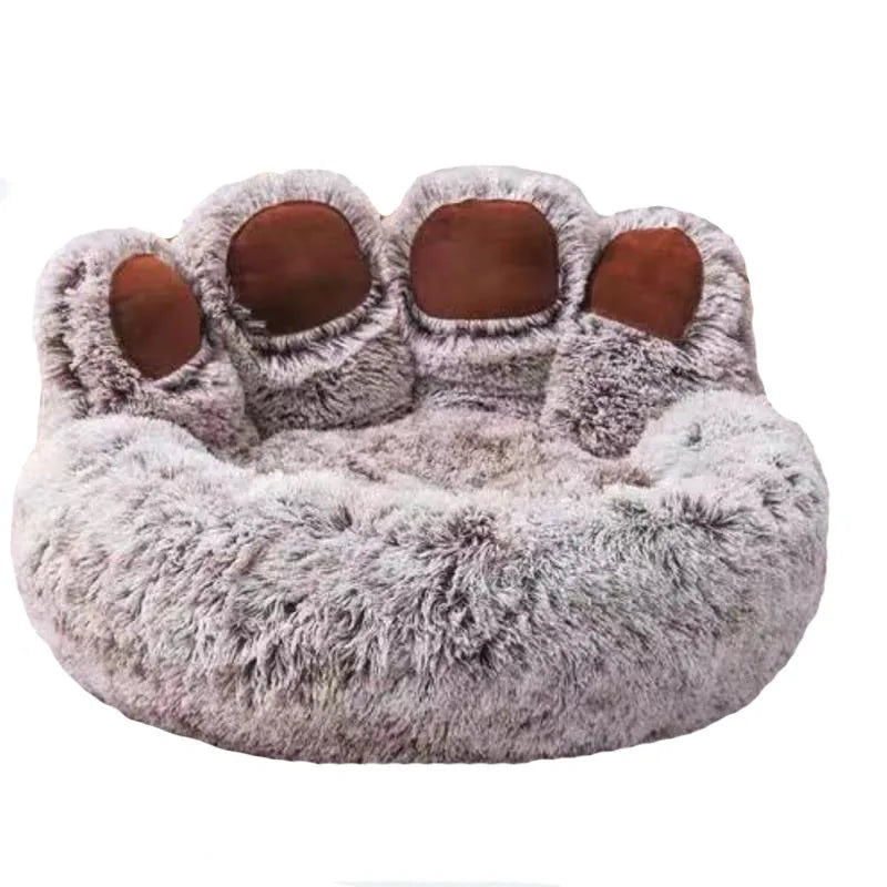 Fluffiges Plüsch-Hundebett – Sofa, Körbchen & Kissen für Hunde und Katzen
