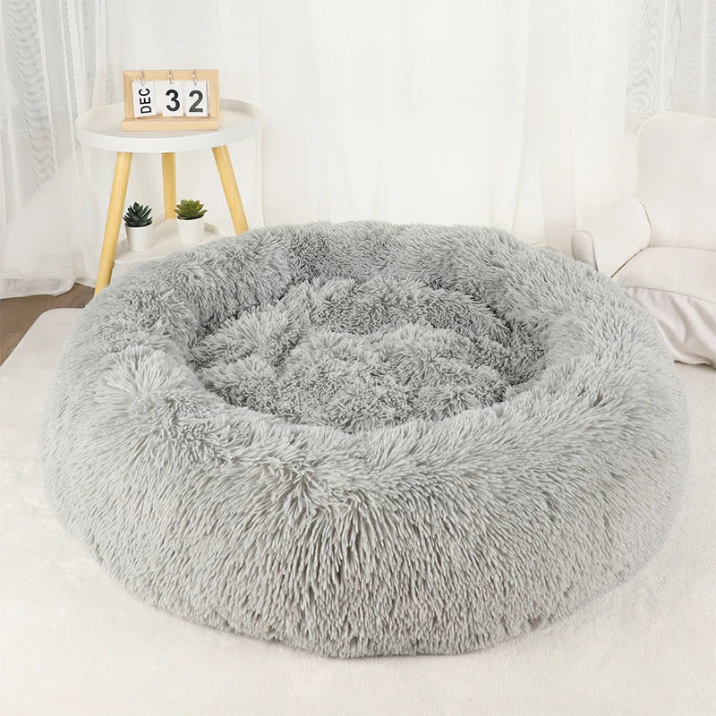 🐾 Kuschelbett für Hunde & Katzen – warm, weich & rutschfest