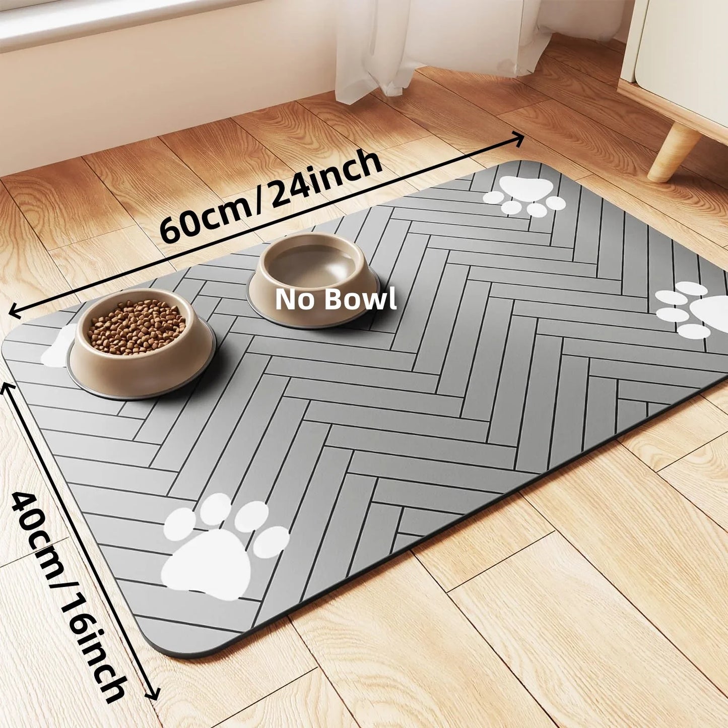 🐶🐱 Rutschfeste Futtermatte für Hunde & Katzen