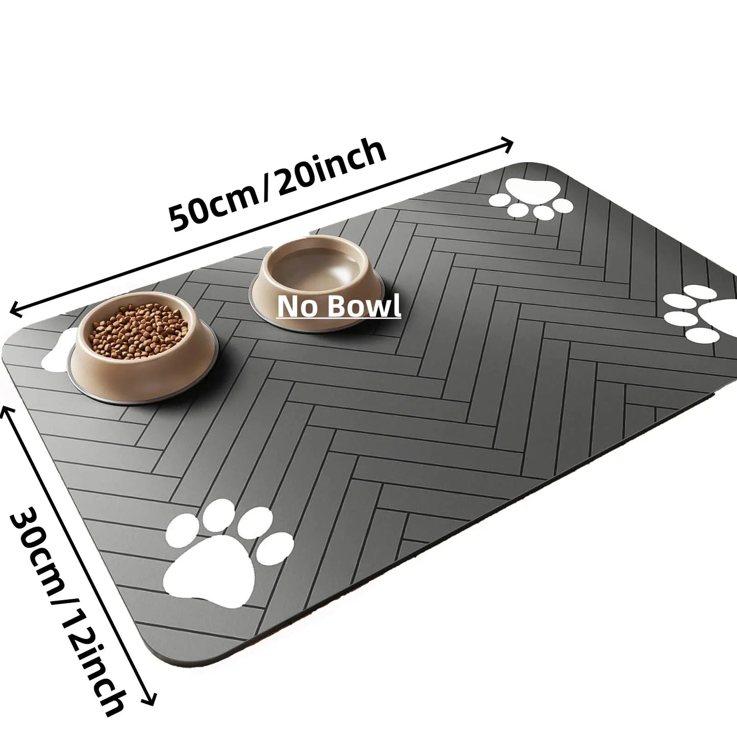 🐶🐱 Rutschfeste Futtermatte für Hunde & Katzen