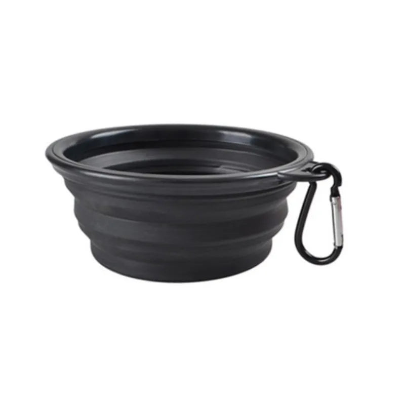 Faltbare Silikon-Reiseschale für Hunde & Katzen – Tragbare Futter- & Wasserschale