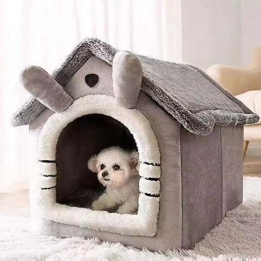 🐾 Ganzjahres Hundehütte & Katzenhaus – gemütlich, waschbar & stilvoll