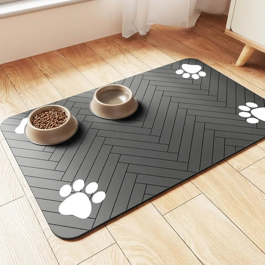 🐶🐱 Rutschfeste Futtermatte für Hunde & Katzen